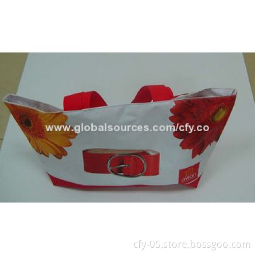 Fashion Canvas Shopping/Beach Bag, OEM and OEM Orders Available, Customized Designs Welcomed